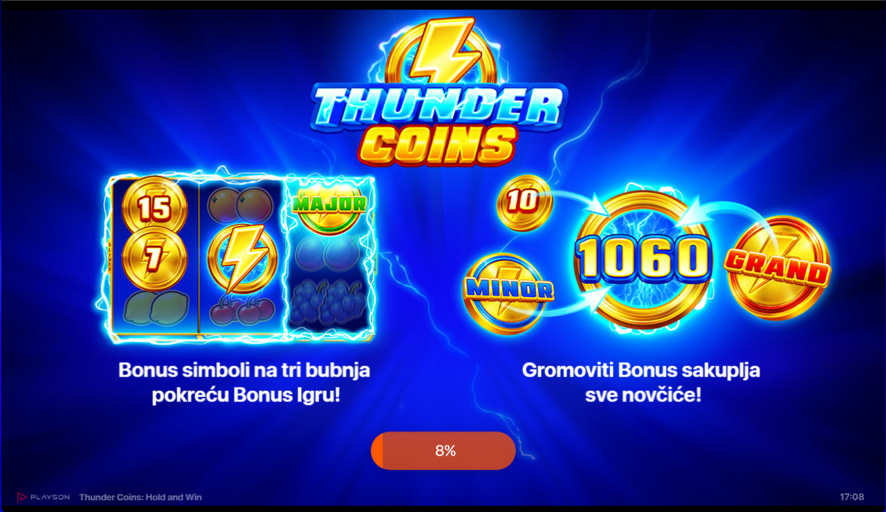 Thunder Coins: Hold and win