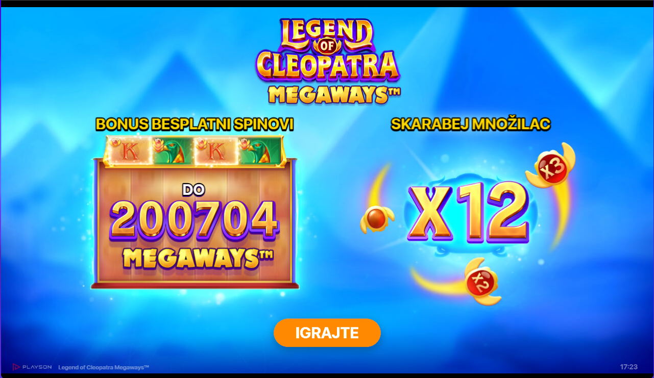 Legend of Cleopatra Megaways