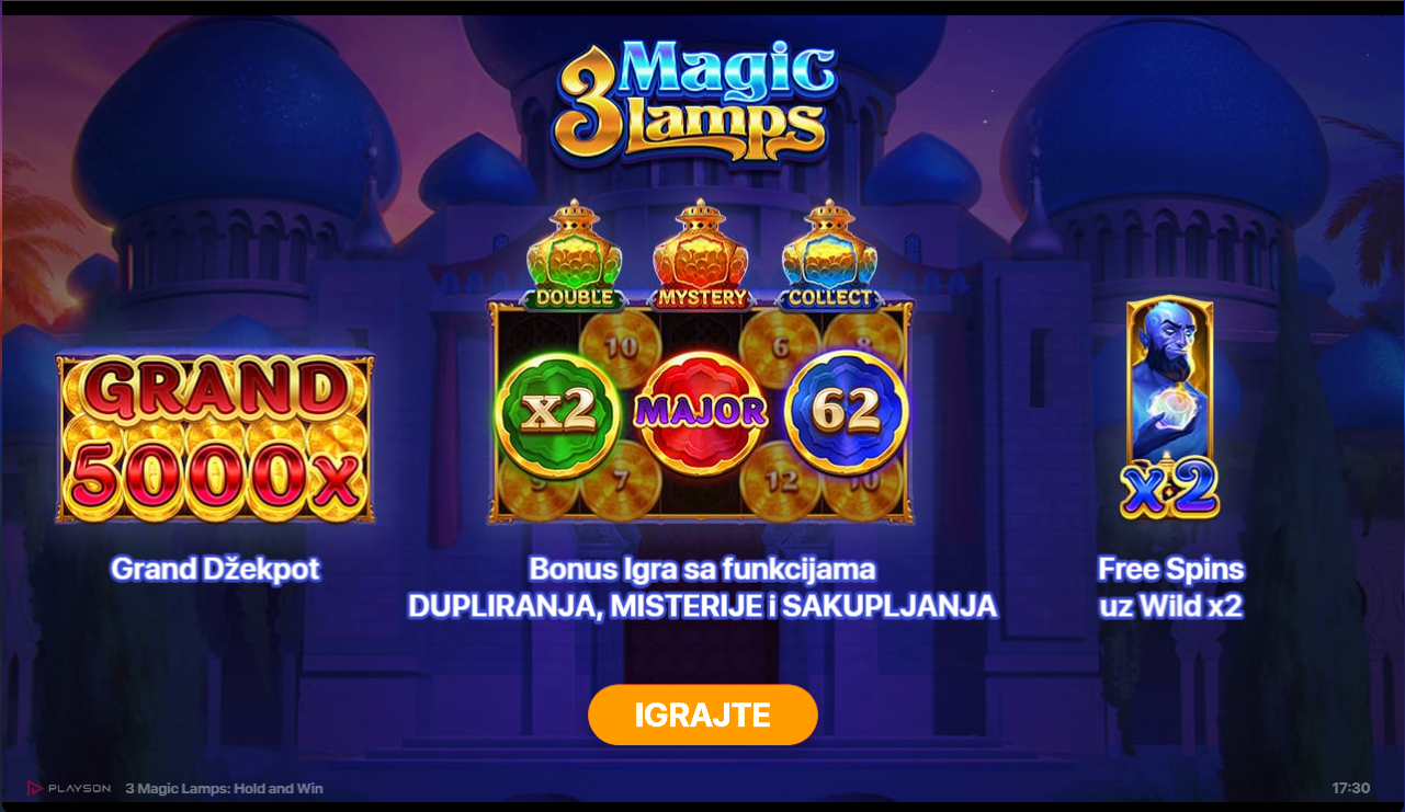 3 Magic Lamps