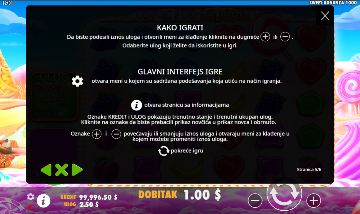 Kako igrati slot Sweet Bonanza 1000 za pravi novac
