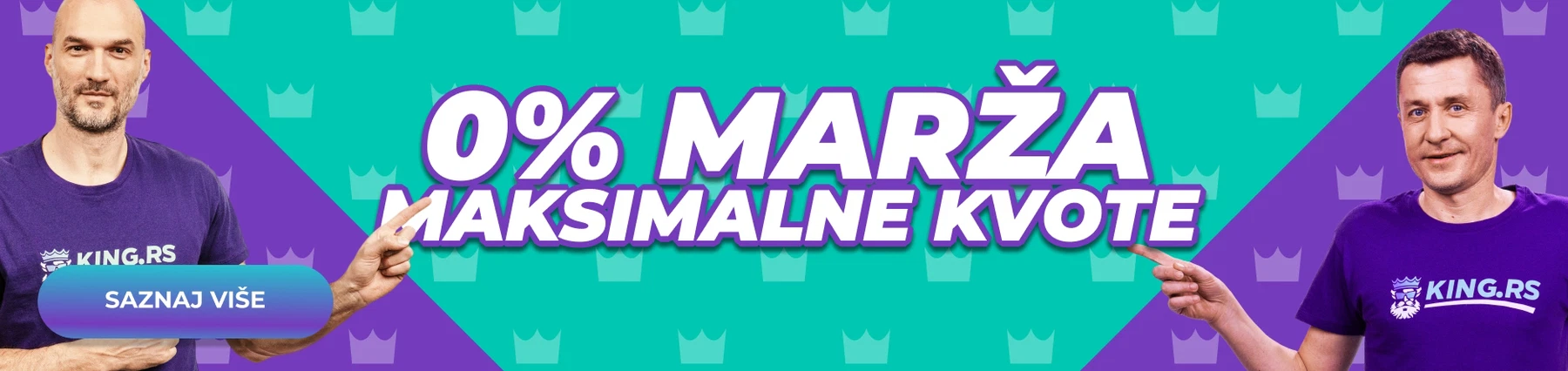 0% marža i maksimalne kvote na King.rs
