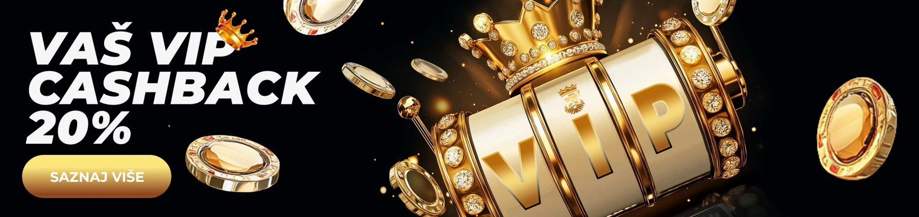 VIP cashback 20% za igrače