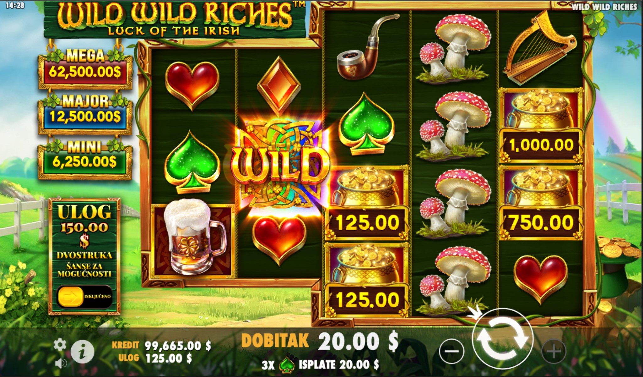 Wild Wild Riches Demo i Besplatna Igra