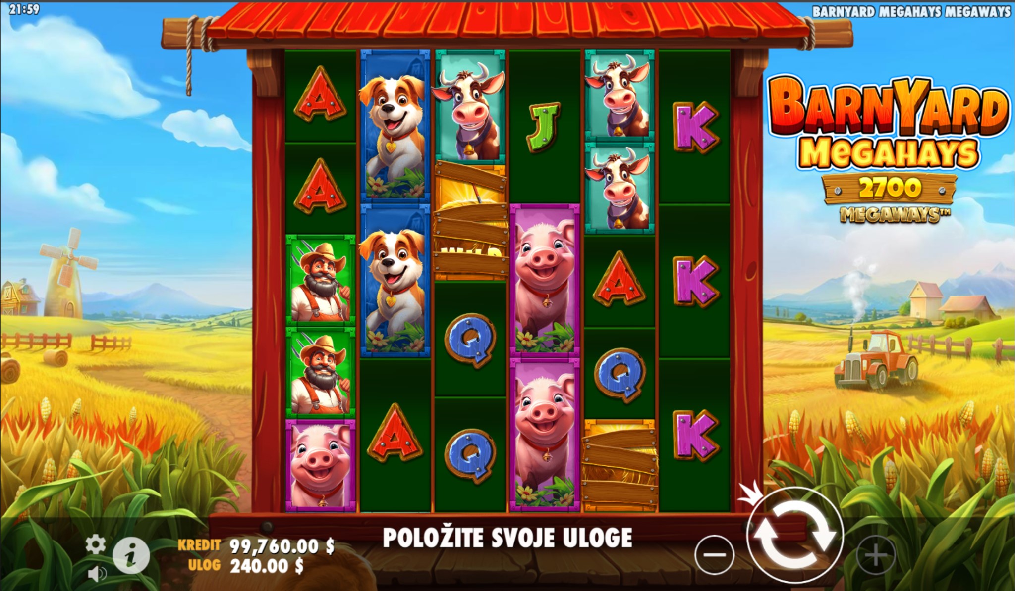 Bonusi i Posebne Funkcije Igre Barnyard Megahays Megaways