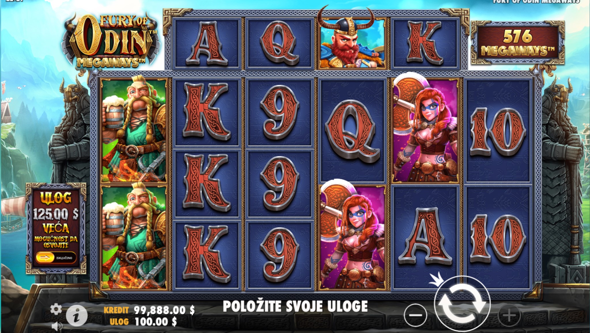 Fury of Odin Megaways Demo i Besplatna Igra