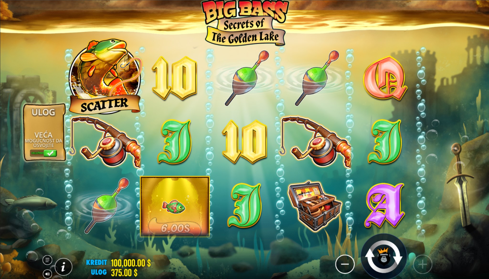 Recenzija Big Bass Secrets of the Golden Lake