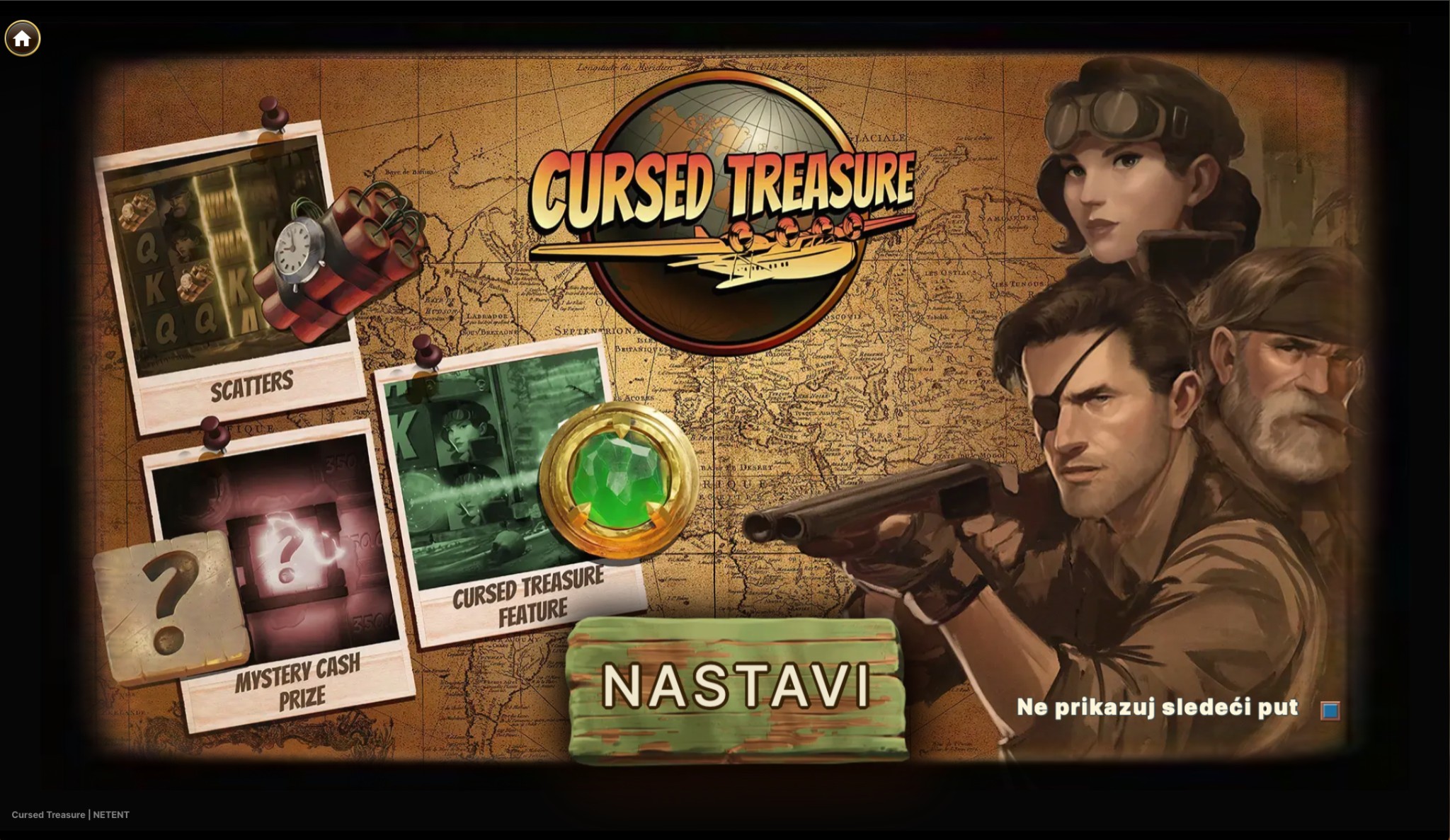 Recenzija Cursed Treasure