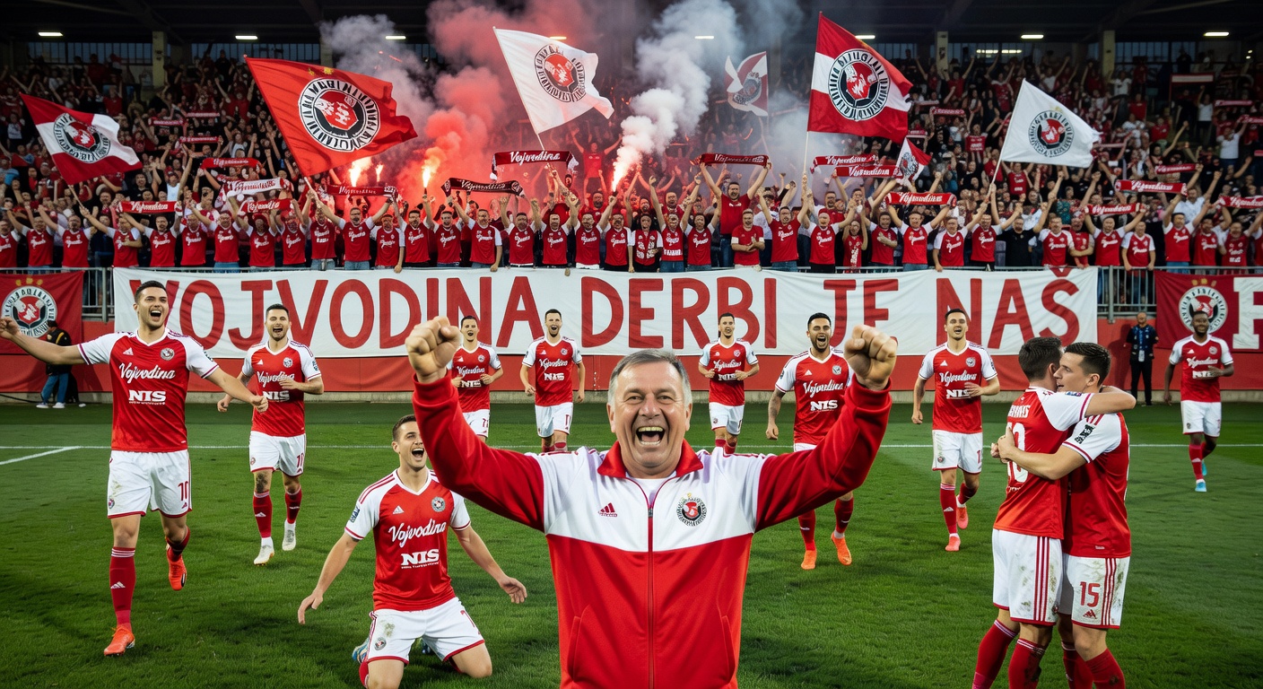 Trener Vojvodine Miroslav Tanjga smatra da su njegovi izabranici odigrali savršenu utakmicu protiv Partizana.