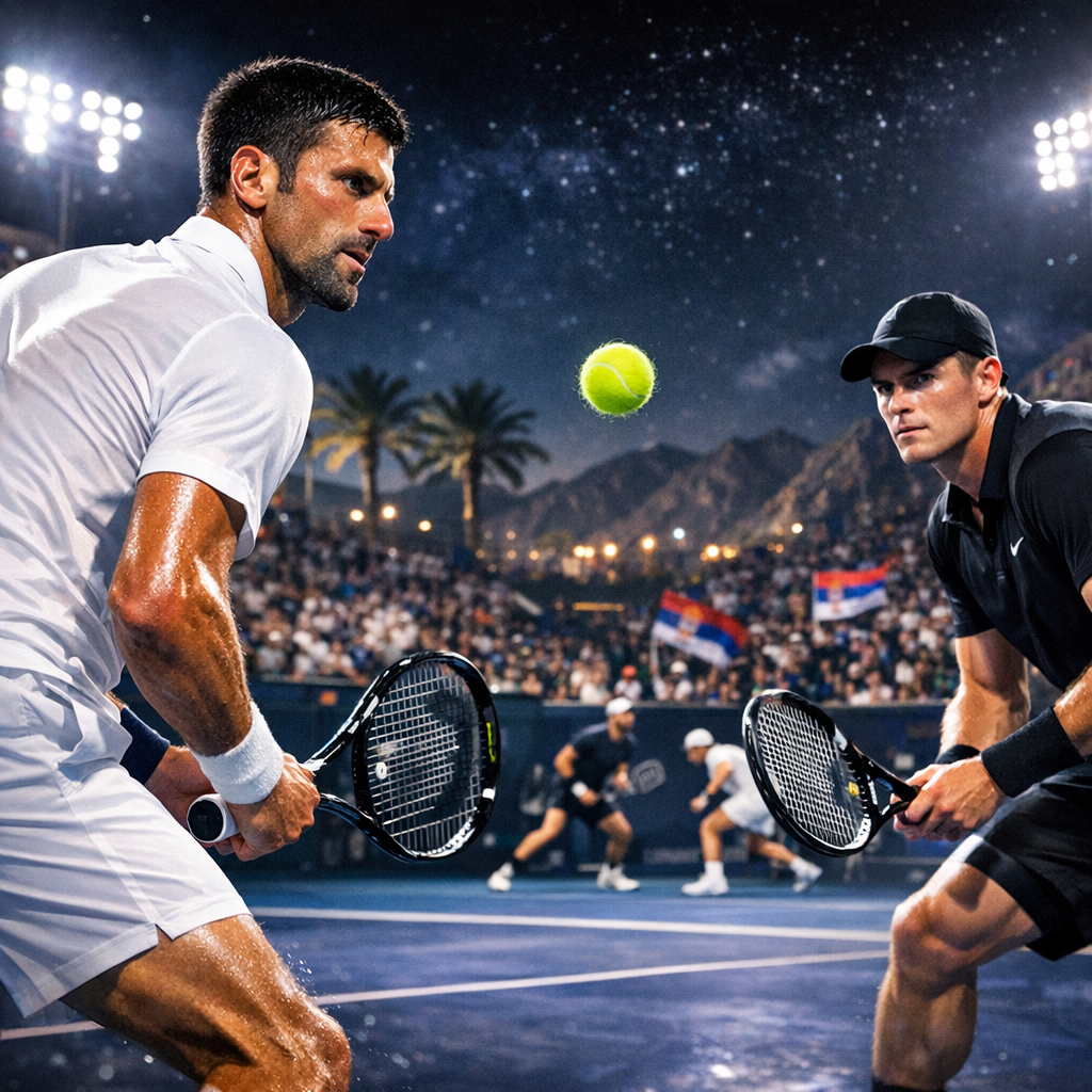 Novak Đoković nije briljirao u uvodnim mečevima na mastersu u Indijan Velsu, ali je uspeo da se plasira u osminu finala pobedama nad Kamilom Majšakom i Aleksandrom Kovačevićem u tri seta.