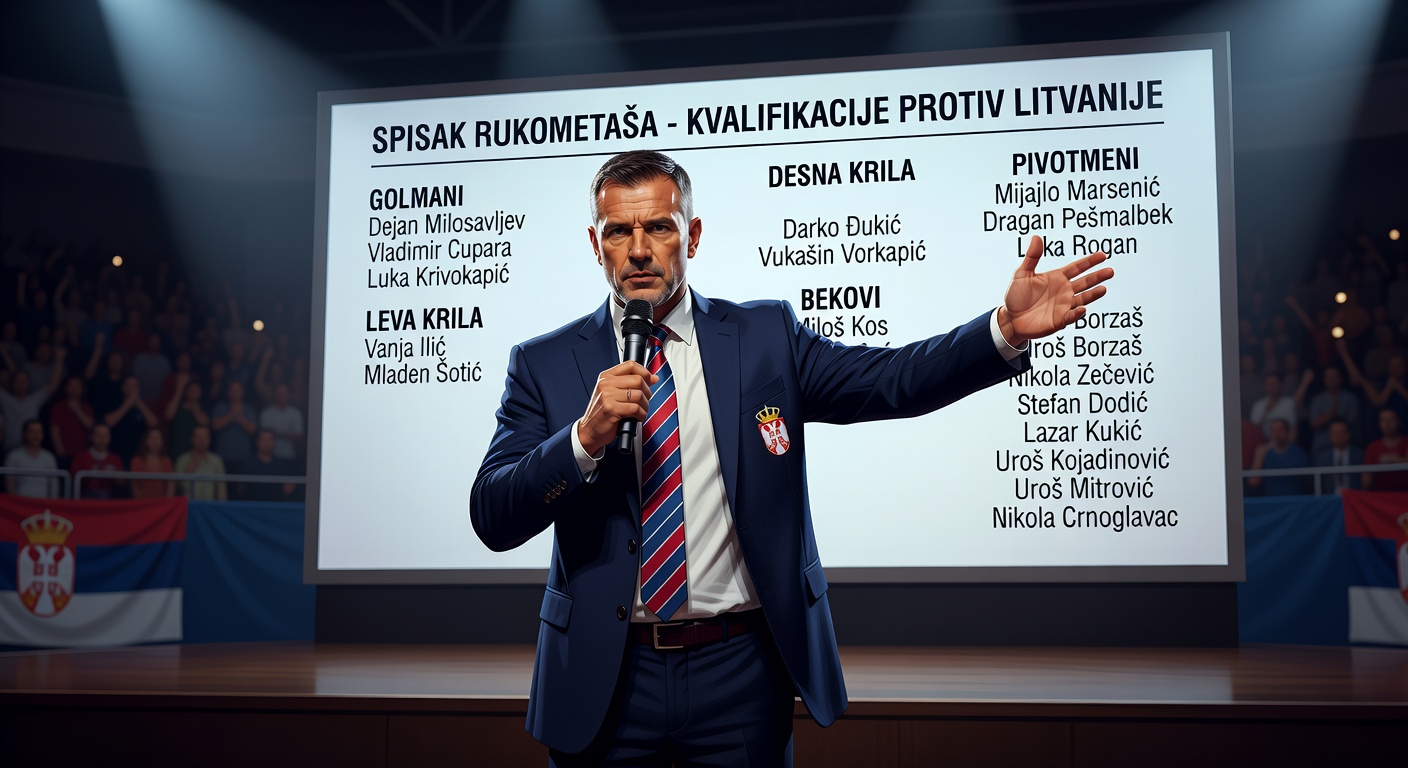 Selektor Srbije Raul Gonzales objavio je spisak rukometaša za predstojeće utakmice protiv Litvanije.