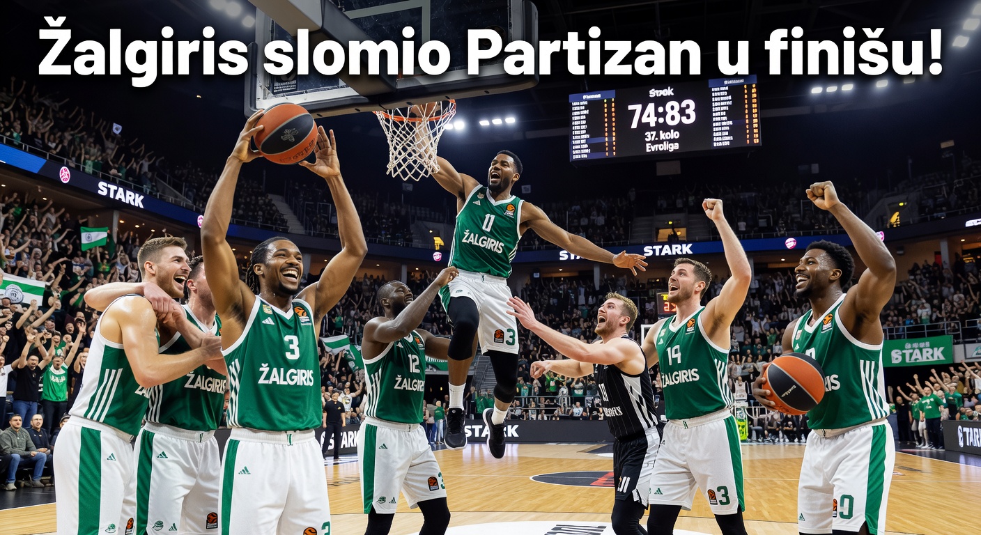 Žalgiris slomio Partizan u finišu!