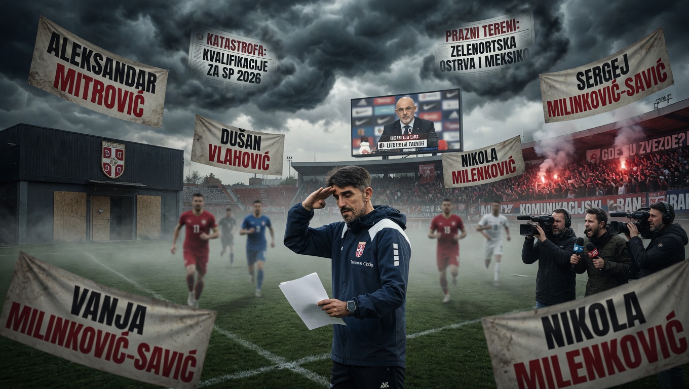 Srbija ponovo tone u haos. Ko sabotira reprezentaciju?