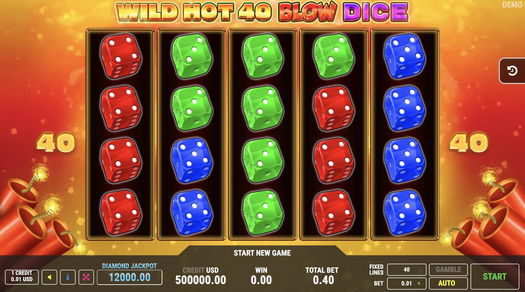 WILD HOT 40 BLOW DICE WILD HOT 40 BLOW DICE